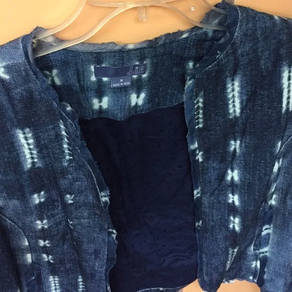 Anthropologie detailed Jean jacket - Picture 2 of 4